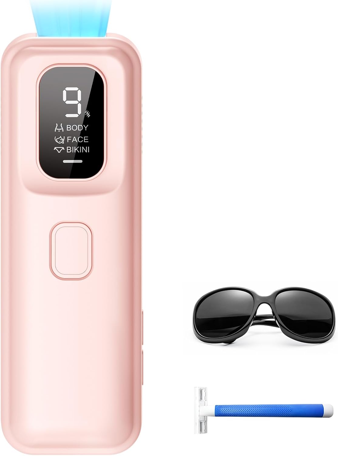 Imagen de TIIMAGIC IPL Haarentfernung – Schmerzfreies Gerät mit 9 Stufen und 999900 Lichtimpulsen für Gesicht, Achseln, Bikini, Beine en OfertitasTOP