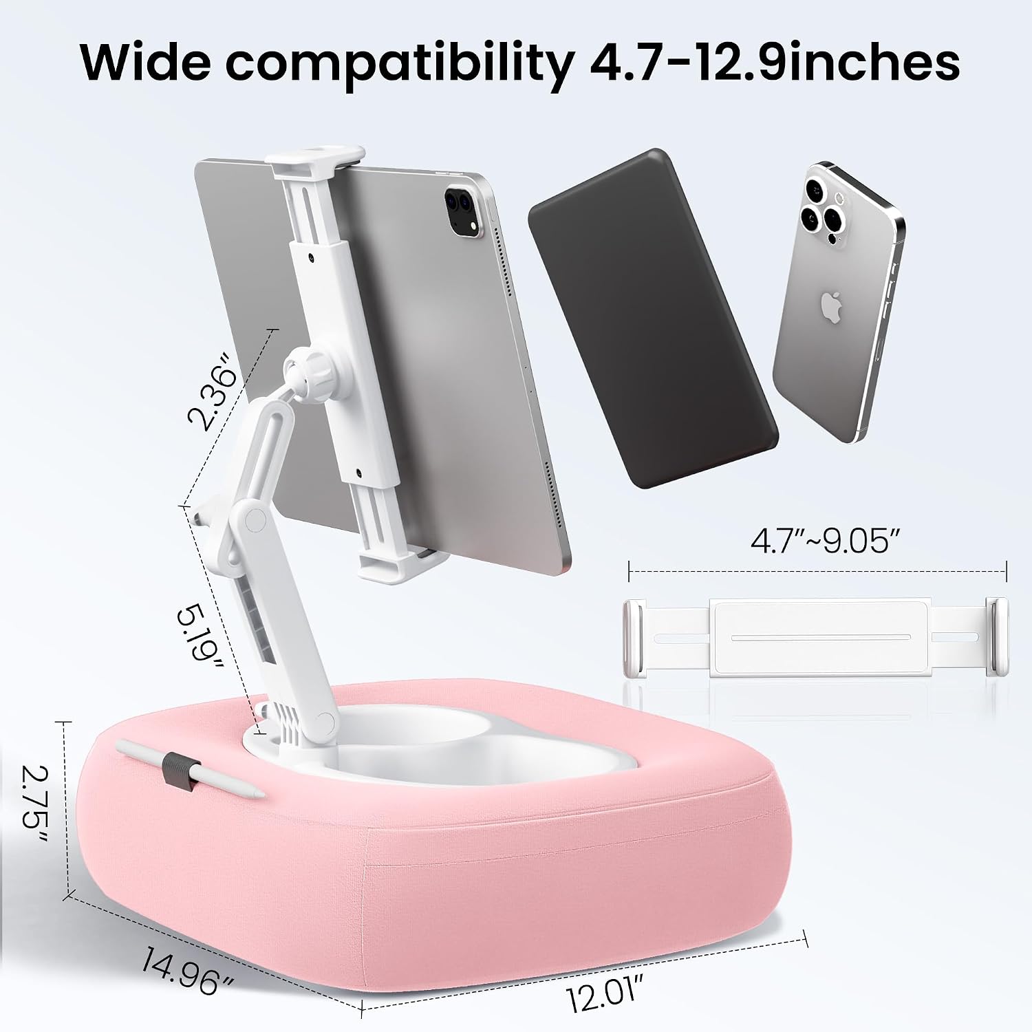 Thumbnail 6 de TabHolderix Tablet Pillow Stand: 3-in-1 Bed/Soofa Reading Companion