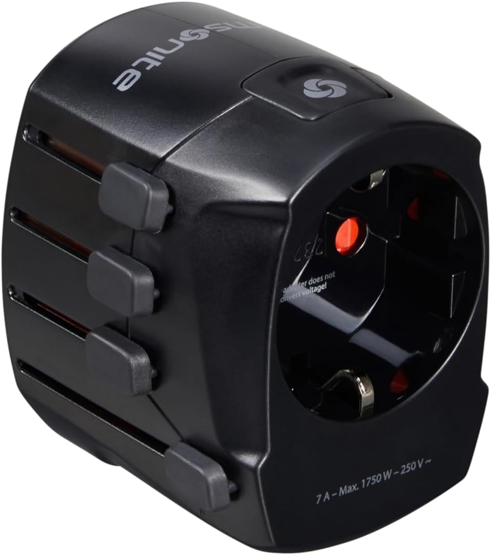 Thumbnail 2 de Samsonite World Adaptor Pro 3-P+USB – Reiseadapter, Schwarz