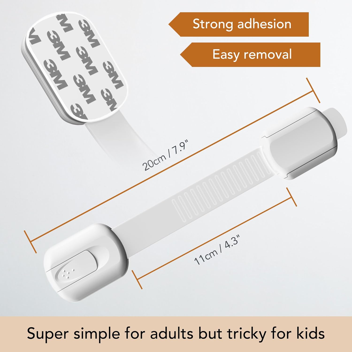 Thumbnail 2 de Moonybaby 6 Pack Child Safety Cupboard Locks
