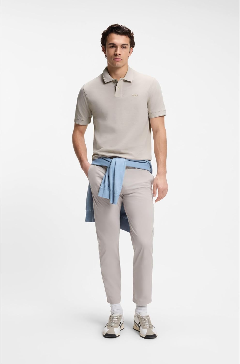 Detalle de BOSS Men's Prime Polo 10256692 01 – Practical smart-casual essential