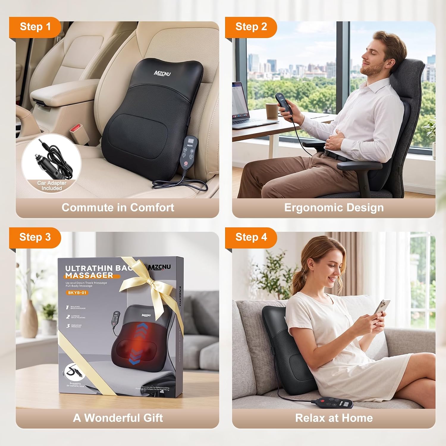 Detalle de MZCNU Back Massager 0.75-Inch