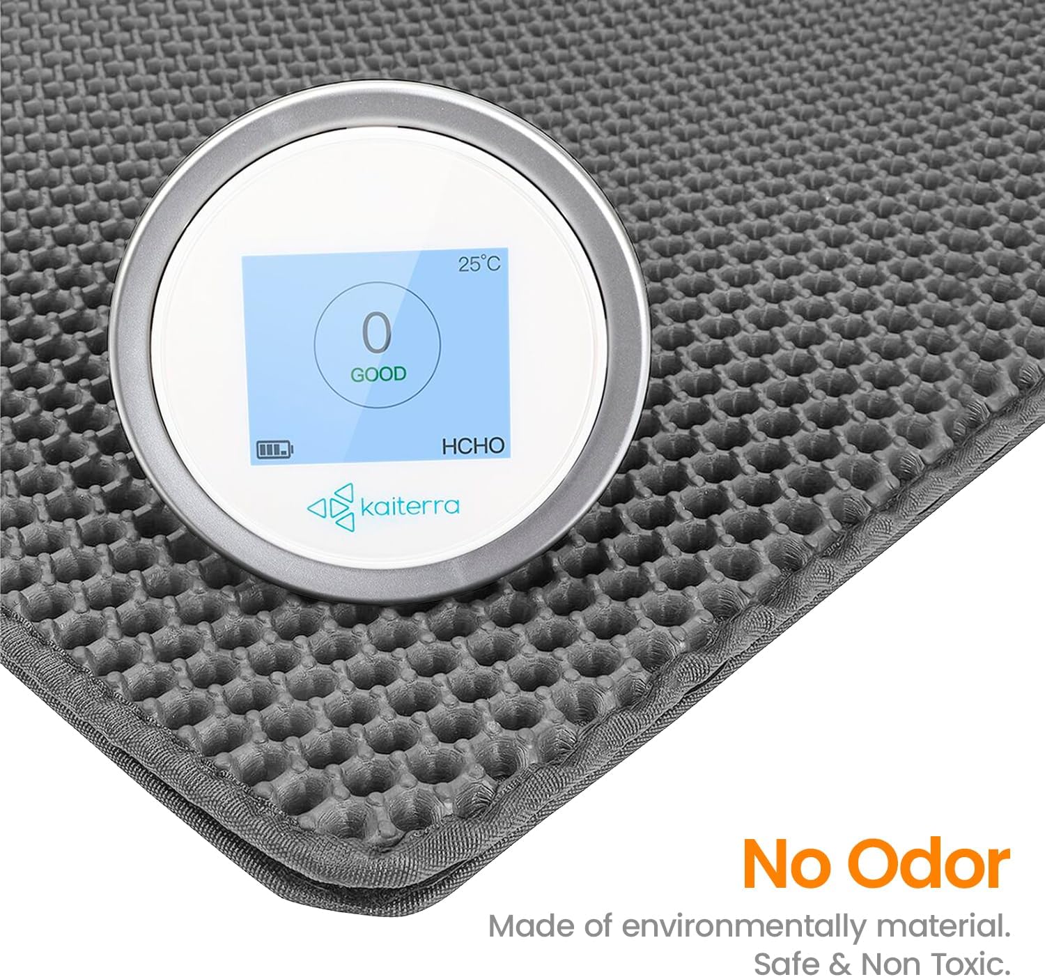 Detalle 2 de Conlun Cat Litter Mat & Tray Mat (Honeycomb Double Layer, 60 x 46 cm) - Grey