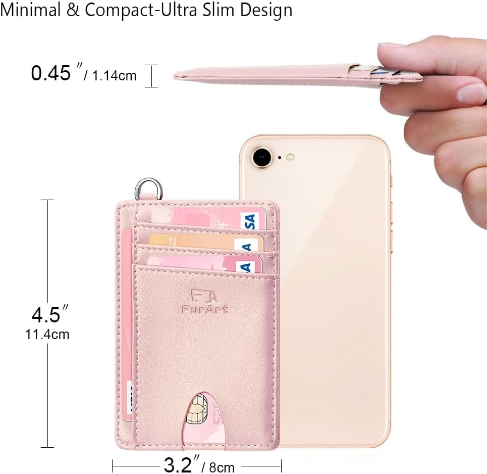 Thumbnail 6 de FurArt slim RFID card wallet 3.15 x 4.6