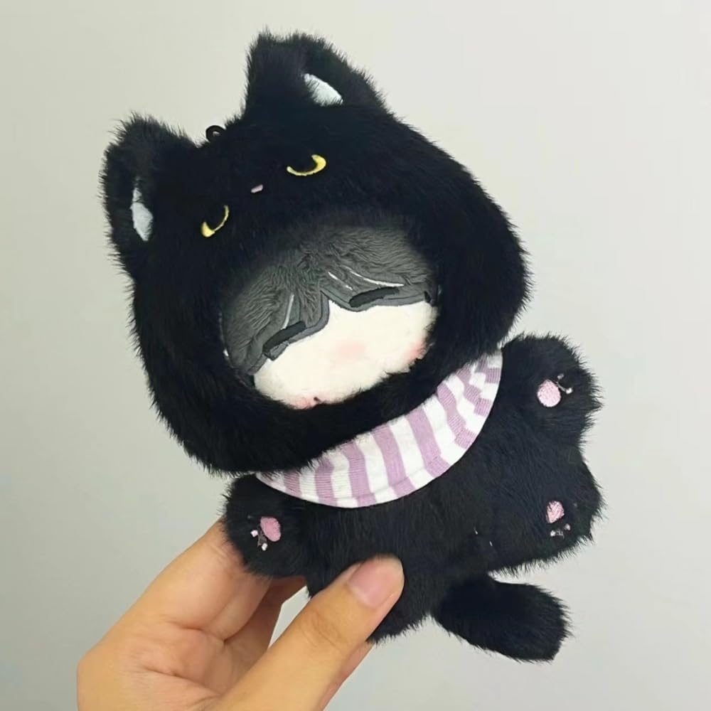 Detalle de ジートリガー TGMC-1204 ぬいぐるみ用黒猫着ぐるみ スタイ付き・約10cm対応