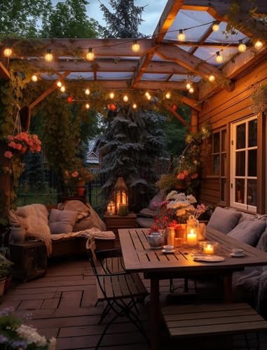 Detalle de Guirlande Lumineuse Guinguette Extérieur 8M - G40 12+1 LED IP54, Torkase