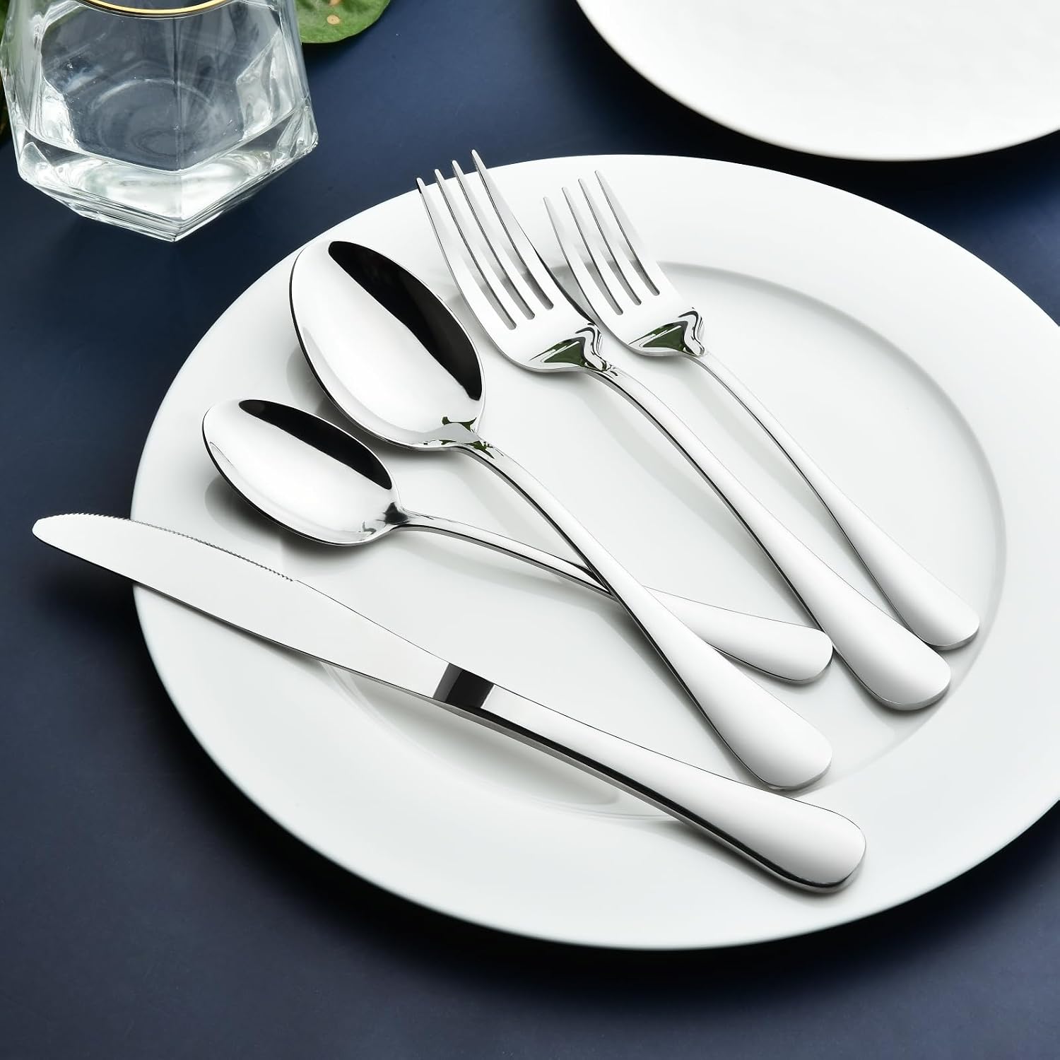 Detalle de 40-Piece Stainless Steel Silverware Set