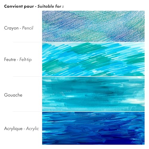 Thumbnail 4 de Bloc Collé PaintON Clairefontaine 96536C – 40 feuilles A3 📄