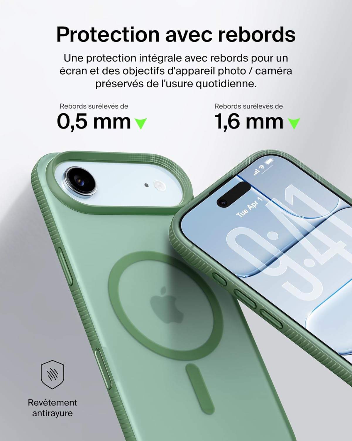 Thumbnail 2 de Belkin SheerForce Grip Coque iPhone Air – Protection légère et antidérapante compatible MagSafe