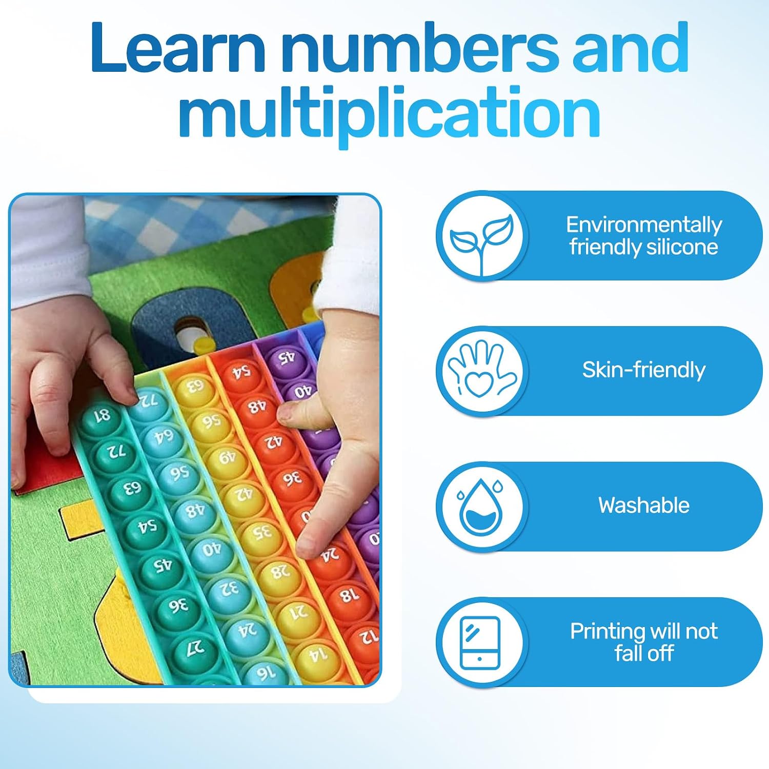Detalle de Times Table 12x12 Multiplication Toy for Kids 🎲