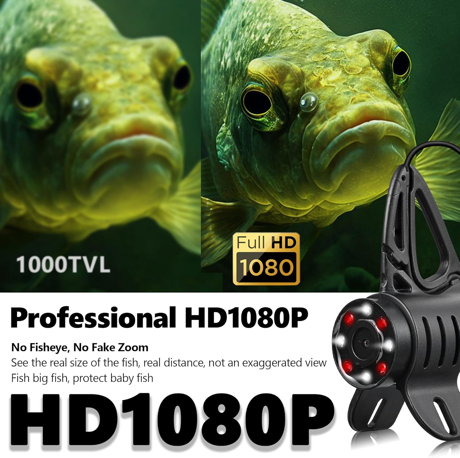 Thumbnail 4 de NO.1 FishPRO 2026 1080P Underwater Fishing Camera 25m 🎣