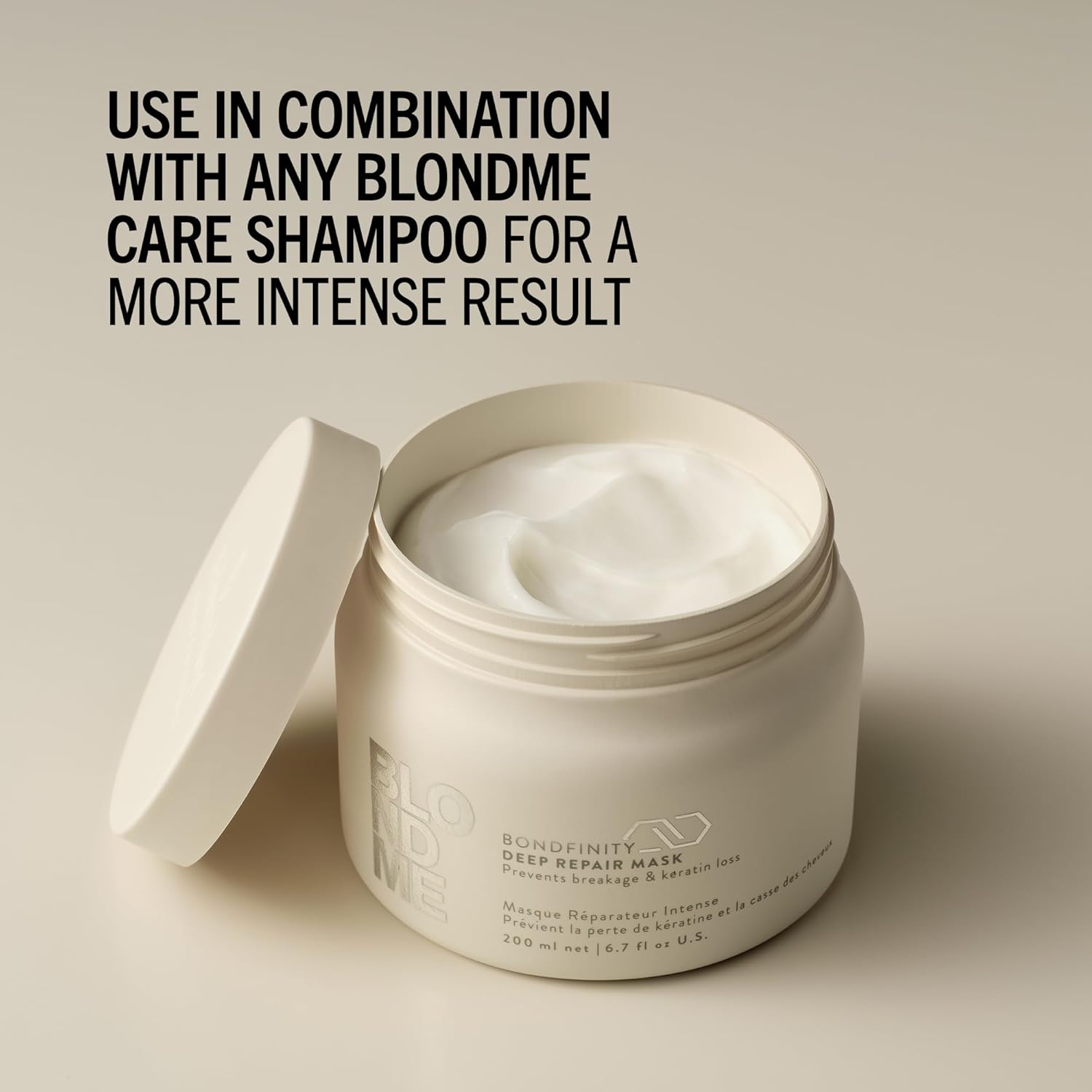 Thumbnail 4 de Schwarzkopf Professional BLONDME Bondfinity Deep Repair Mask (200 ml) for porous, bleached blonde hair