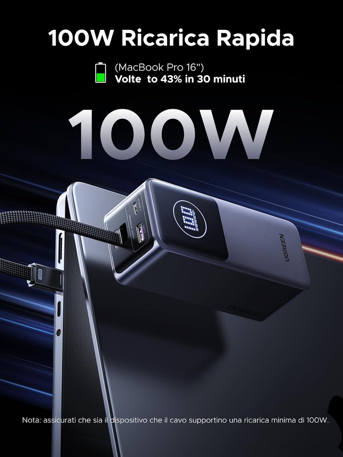 Thumbnail 2 de UGREEN Nexode Pro 130W Power Bank