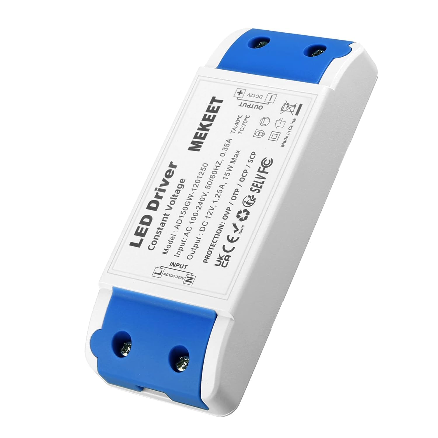 Thumbnail 6 de LED Transformer 30W 12V LED Driver Adapter (AC 240V to DC) – 30W, 2.5A, Non-Dimmable for UK/Europe