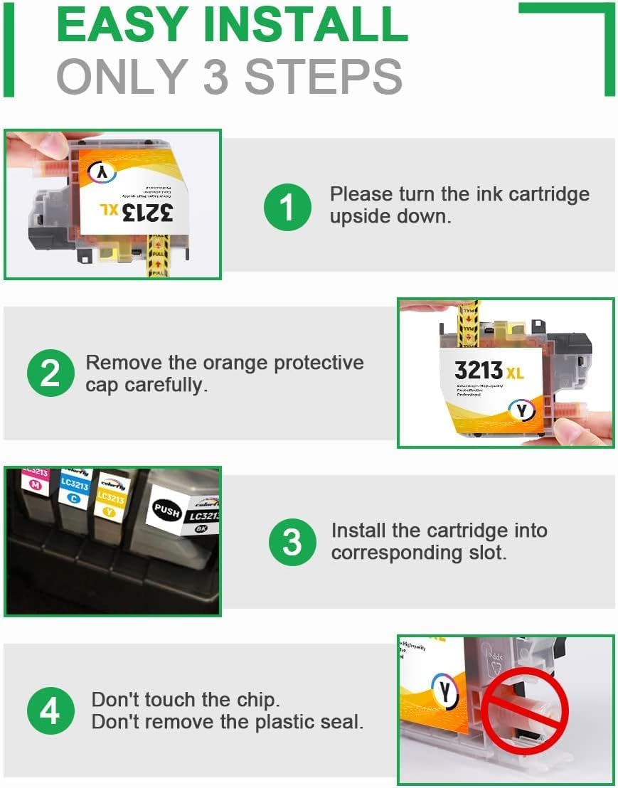 Thumbnail 4 de Colorfly LC3213 LC-3213XL – set compatibile per cartucce d’inchiostro con Brother LC3213 (5 pack)