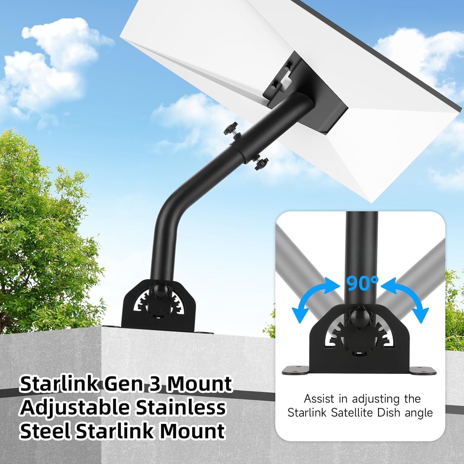 Detalle de Essoy Support Starlink Gen 3 360° 📡