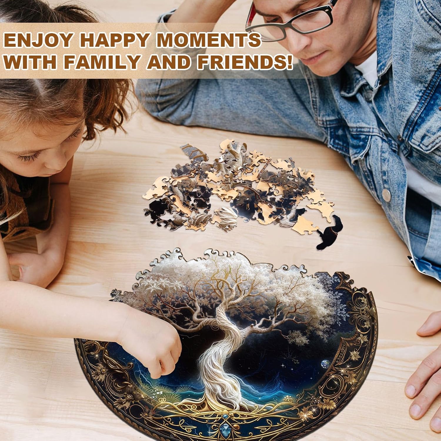 Detalle de KAAYEE Wooden Jigsaw Puzzle, 200 Pieces