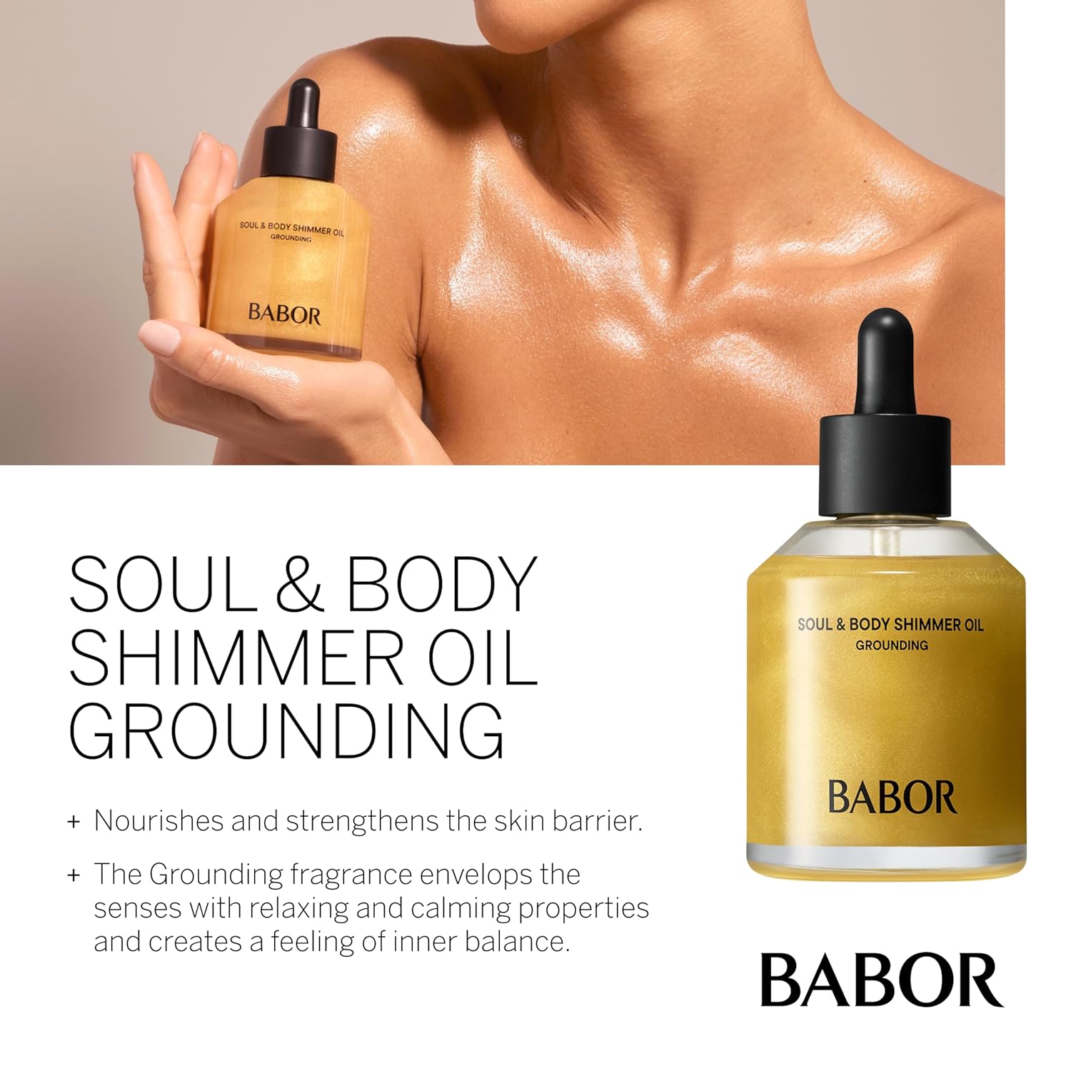 Detalle 2 de BABOR Soul & Body Schimmeröl – Goldener Glow