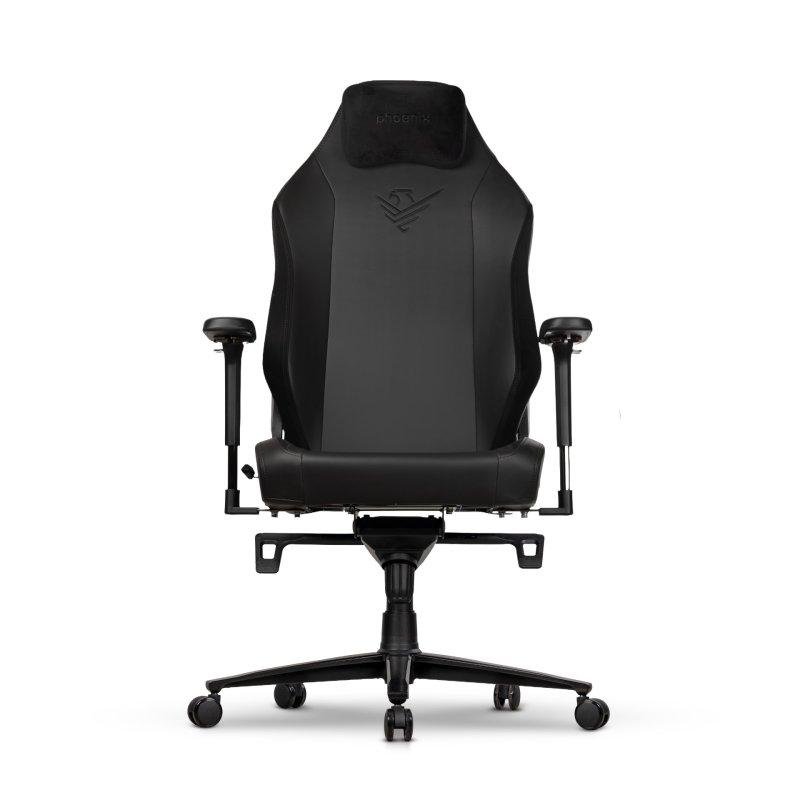 Detalle 2 de Silla Gaming Phoenix Monarch Remaster – Cuero Napa Negra, Talla R