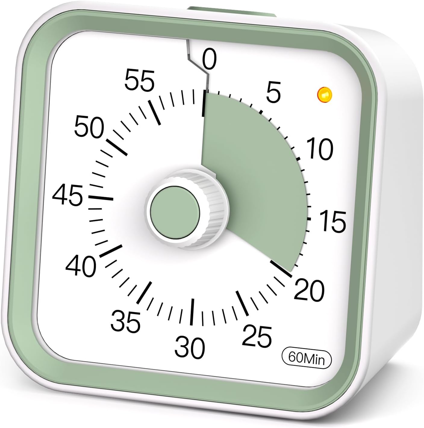 InfPokid Visual Timer for Kids with Pause Function (60 Minute) – Quiet, ADHD-friendly Rainbow Timer