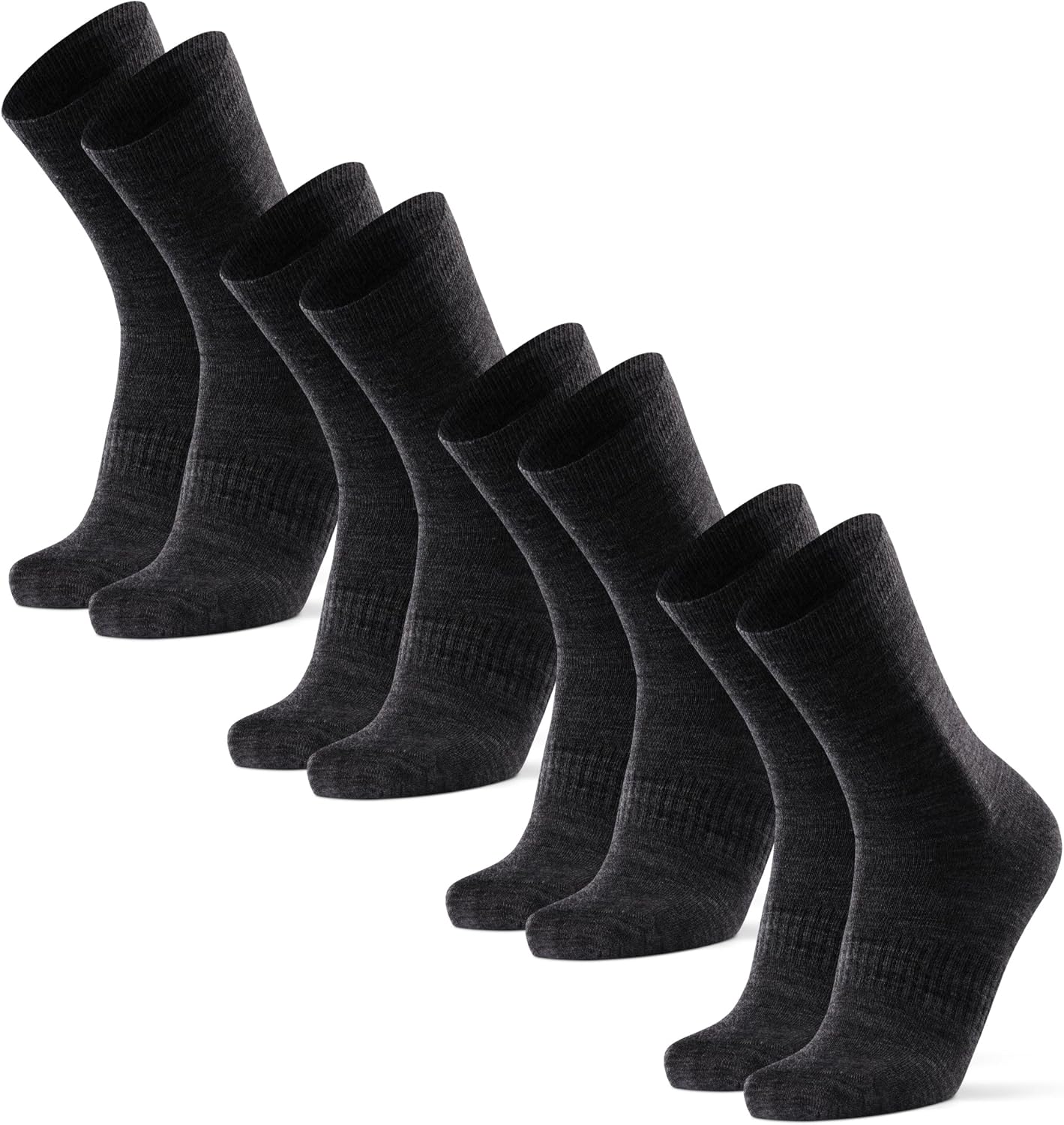 Thumbnail 6 de DANISH ENDURANCE Chaussettes de Randonnée en laine Mérinos – Lot de 2 ou 4, anti-ampoules, respirantes