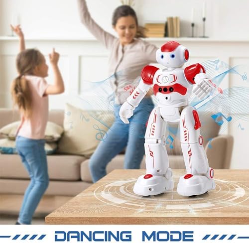 Detalle 1 de KingsDragon 917 RC Robot Toy with Gesture Control and Programmable Actions