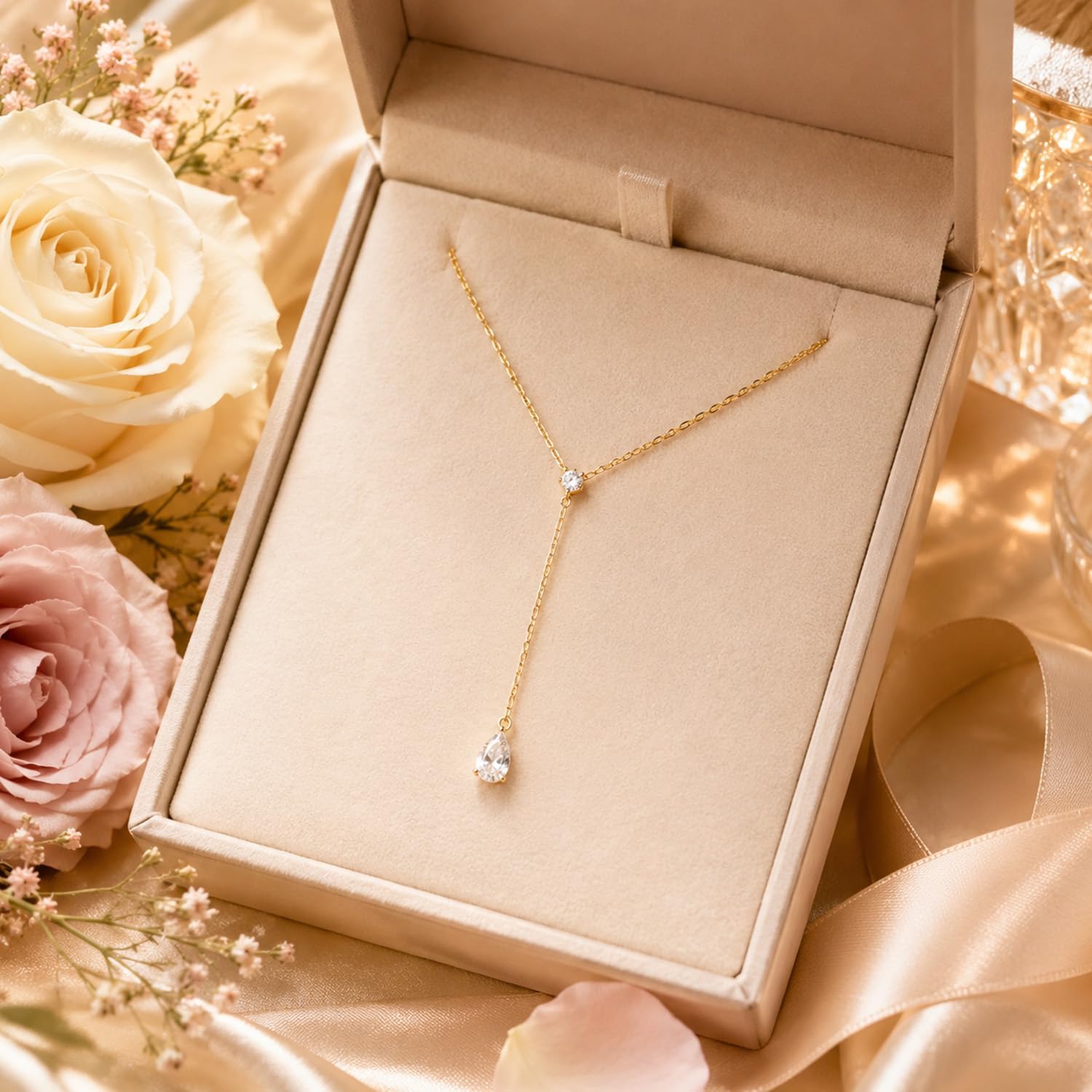 Thumbnail 6 de Patwes Lariat Necklace, 14K Gold-Plated