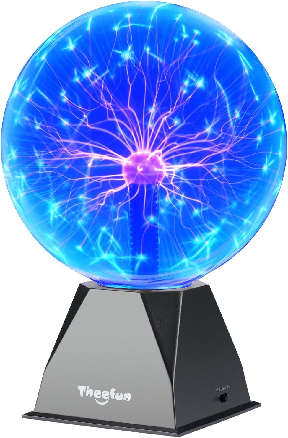 Detalle de Theefun NX-PS-8 8-Inch Plasma Globe, Blue Touch & Sound Lamp