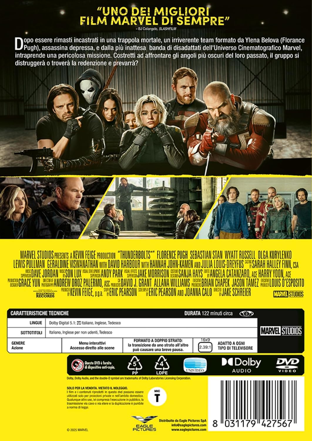 Detalle 2 de Thunderbolts DVD 2 ore 🎬