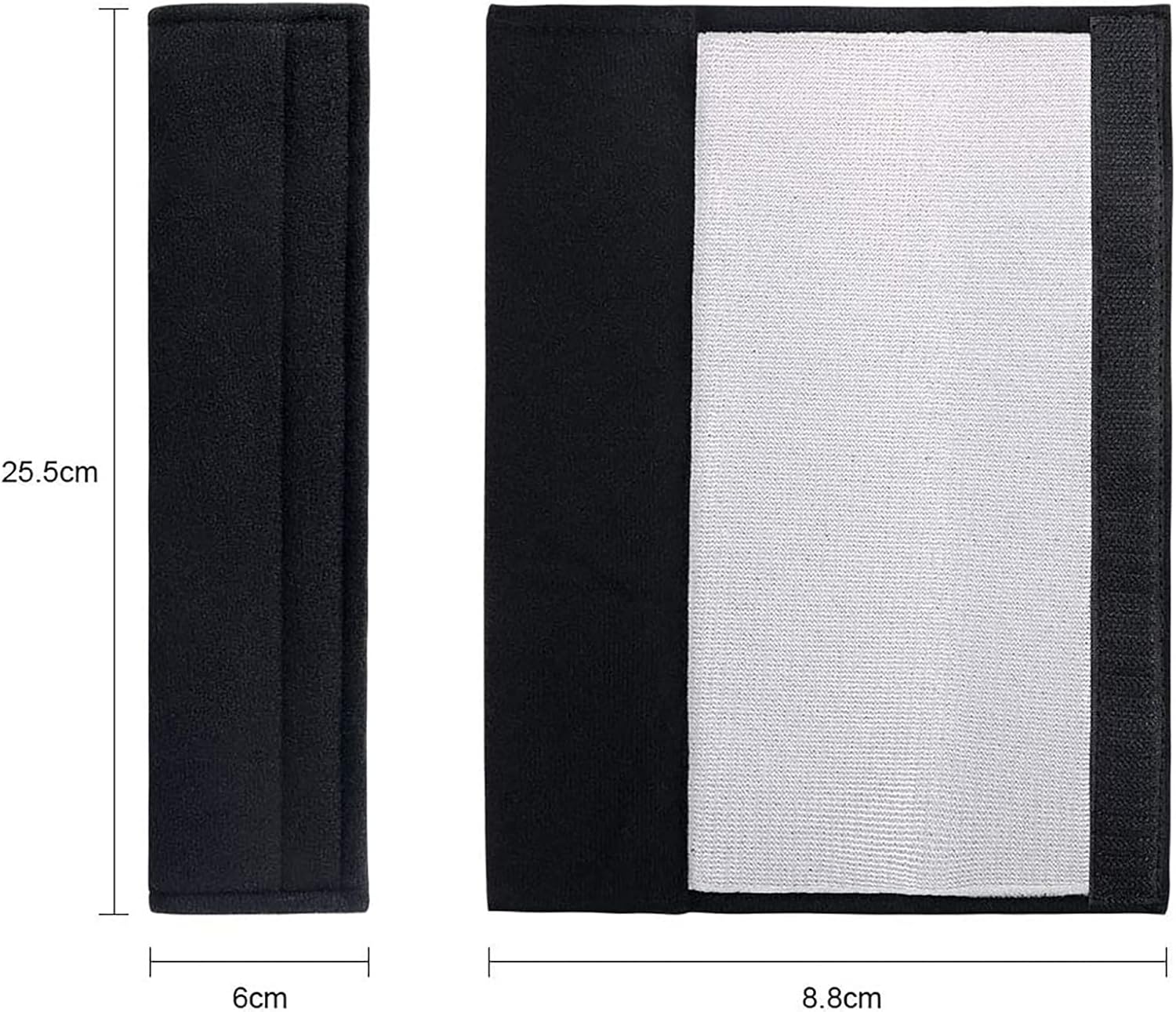 Thumbnail 1 de URAQT Protezione per Cintura di Sicurezza – Cuscini 4 pezzi in memory foam per comfort durante i viaggi
