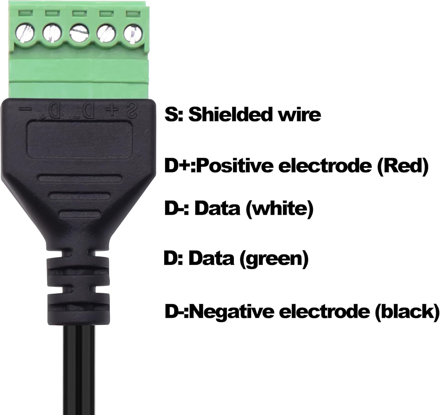 Thumbnail 4 de YARCHONN Mini USB Screw Terminal Block Connector Cable — 30cm, 2-Pack