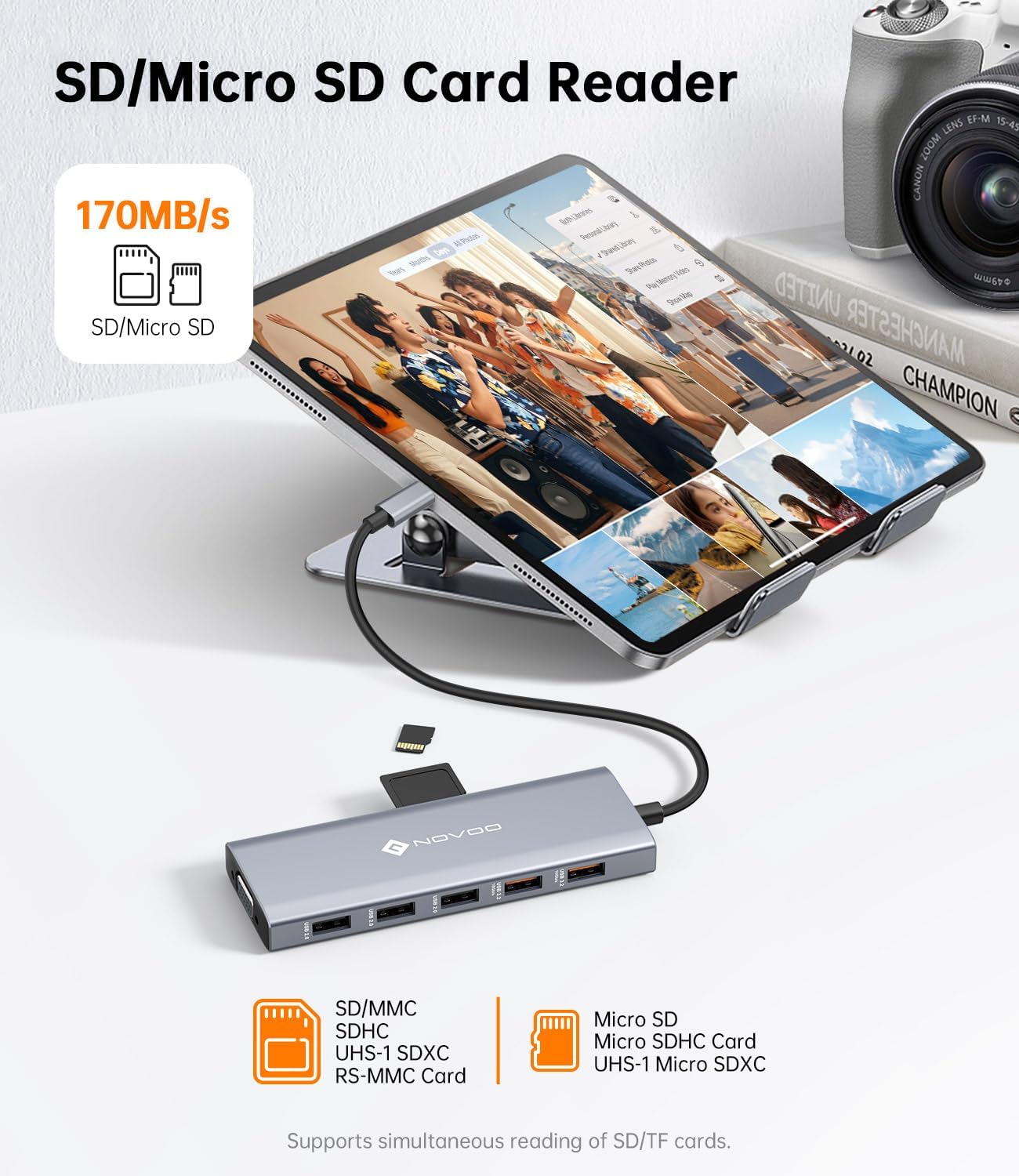 Thumbnail 6 de NOVOO 12 in 1 USB C dock with 100W PD