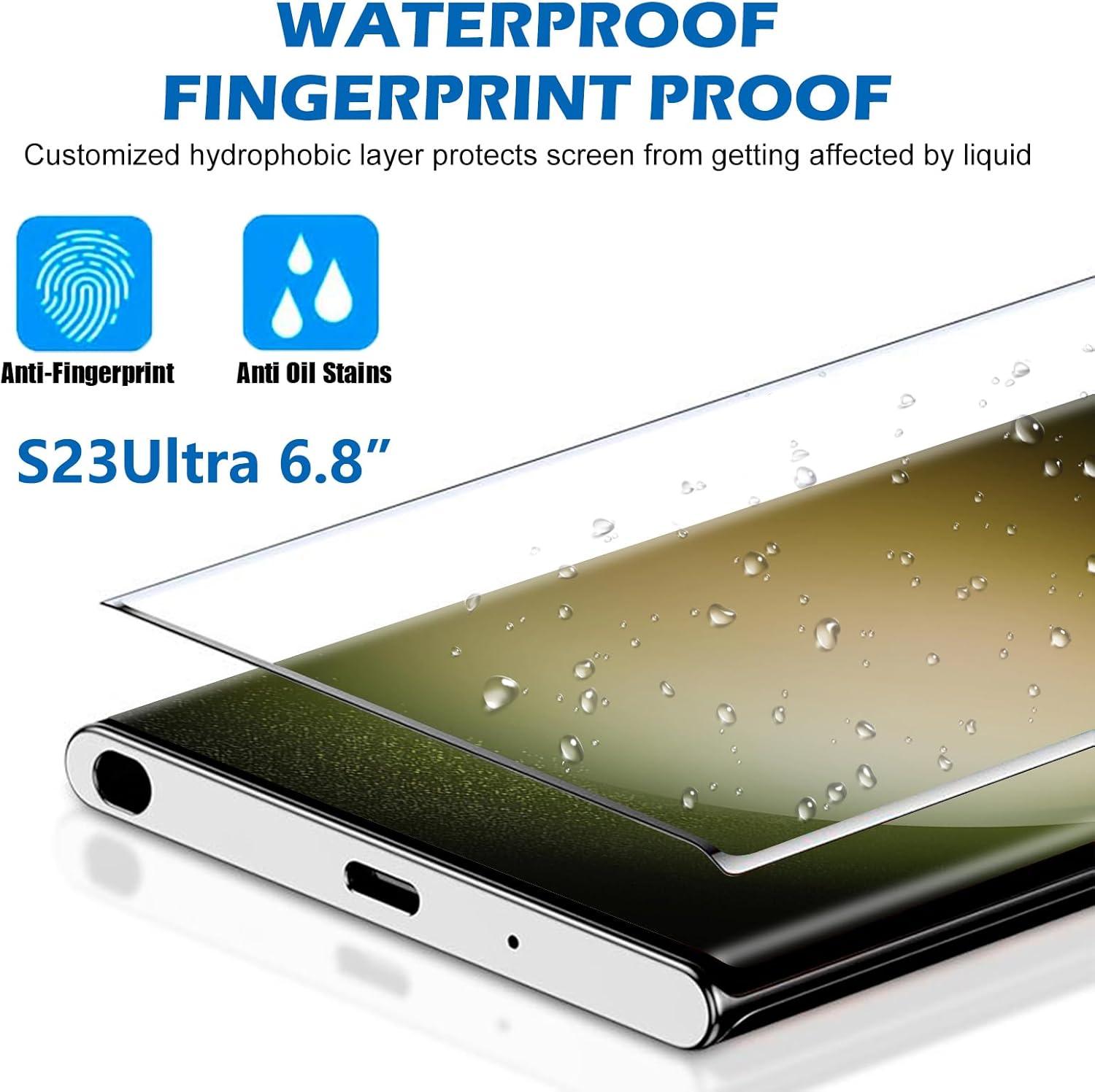 Thumbnail 4 de Galaxy S23 Ultra Screen Protector 3 Pack