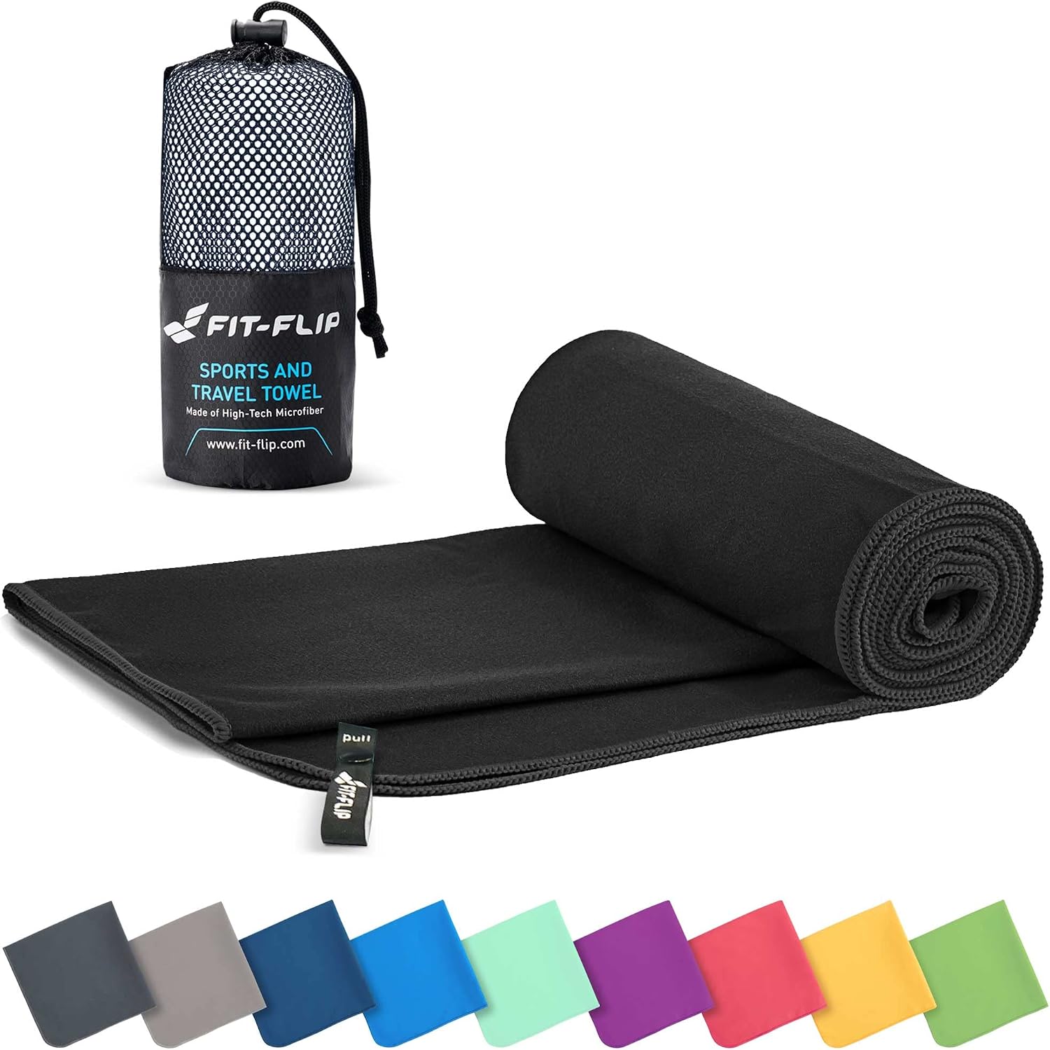 Detalle de Fit-Flip asciugamano microfibra leggero
