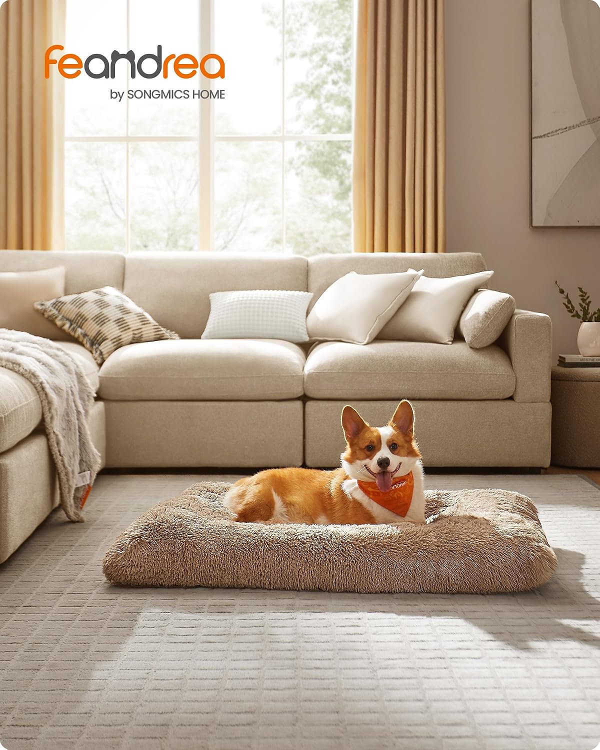 Detalle 2 de Feandrea Cama para perros 110x73 cm PGW203K01