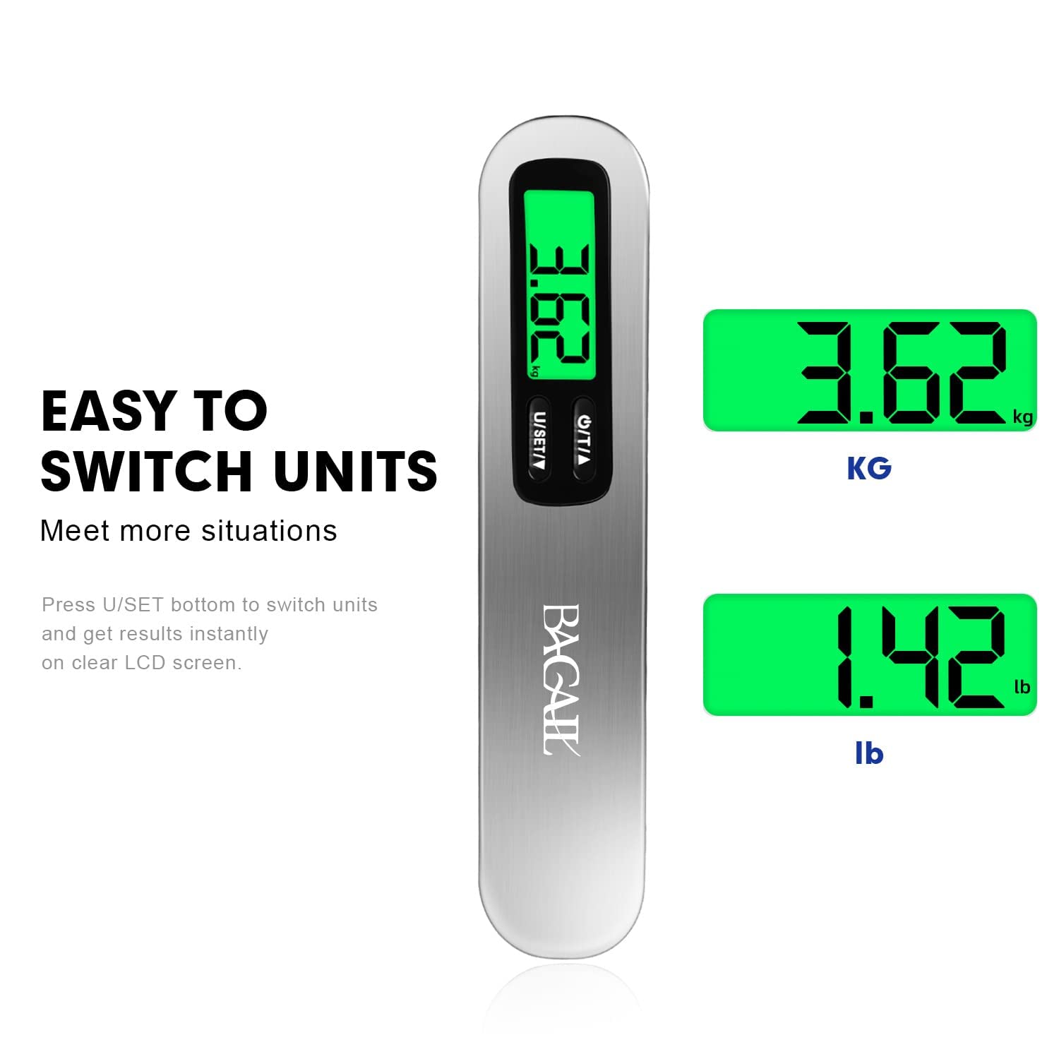 Detalle 2 de BAGAIL Digital Luggage Scale 50kg