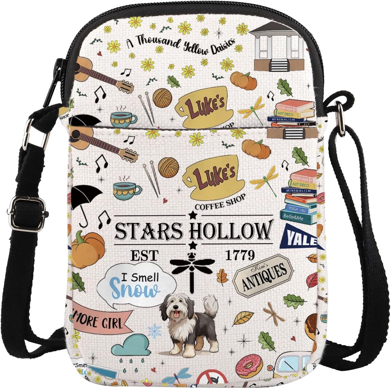 Thumbnail 6 de TSOTMO Stars Hollow Crossbody Bag – Lorelei & Rory Inspired Messenger, Lukes Diner Gift