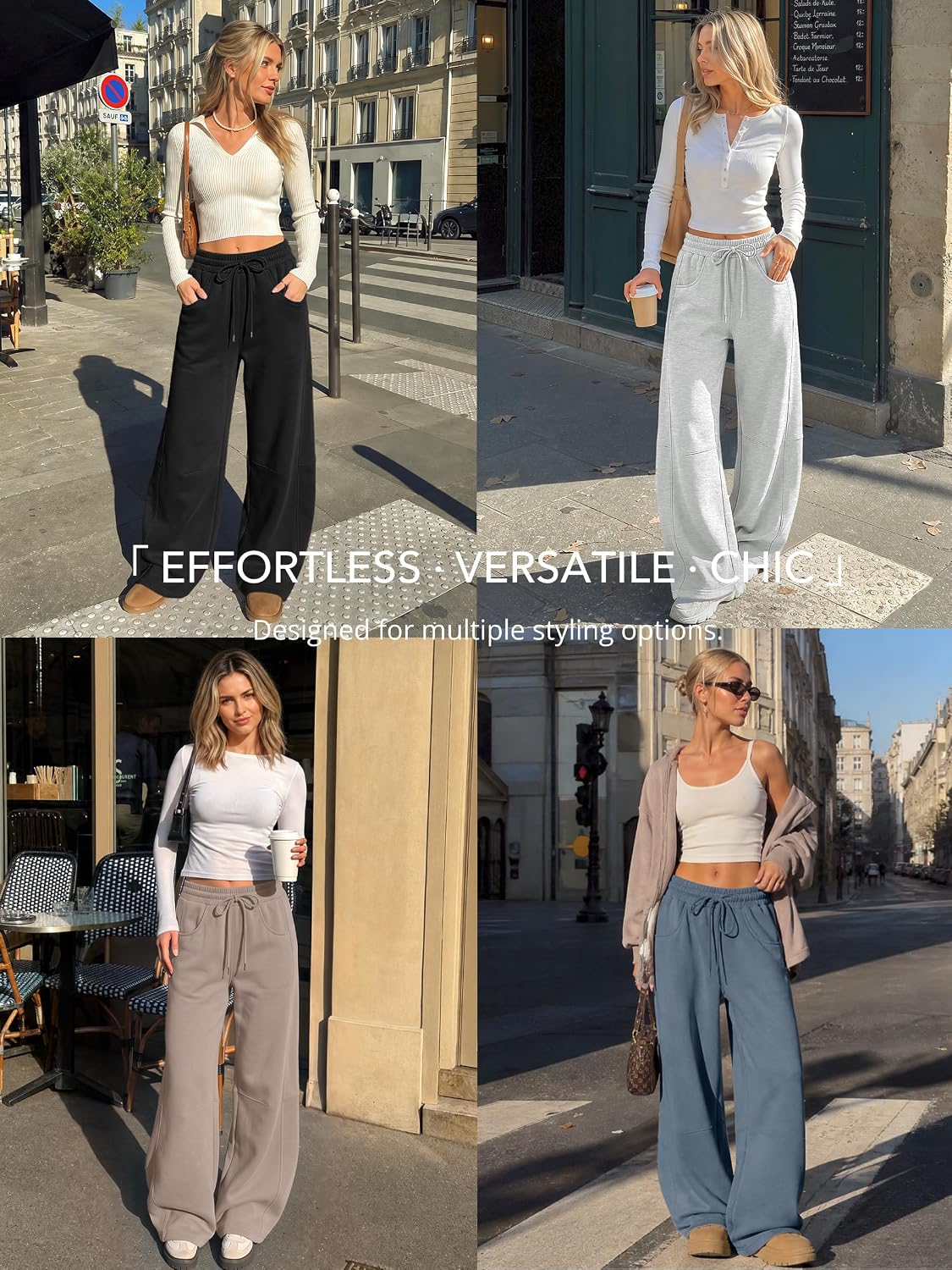 Detalle 2 de Trendy Queen Fleece-Lined Women's Sweatpants