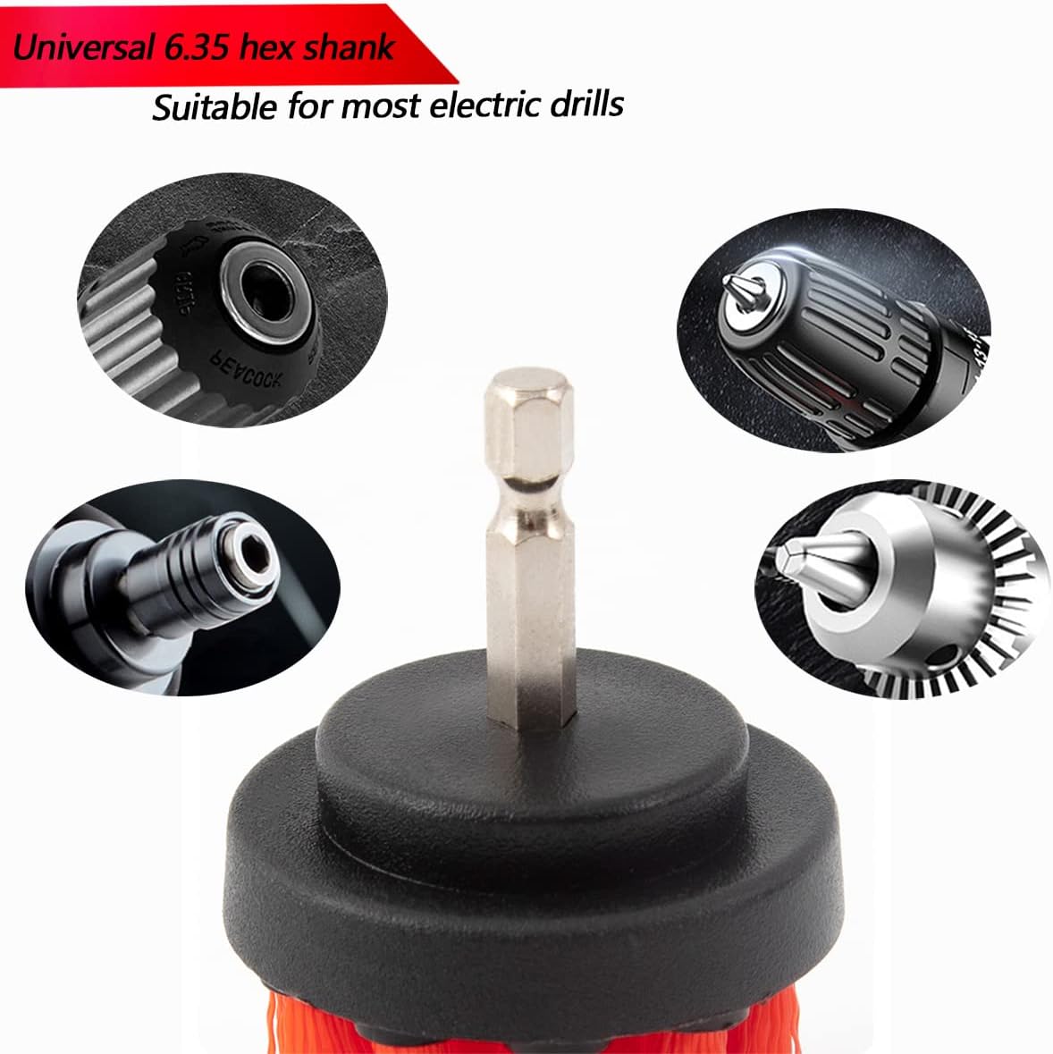 Thumbnail 4 de 20Pcs Drill Brush Attachment Set for cleaning