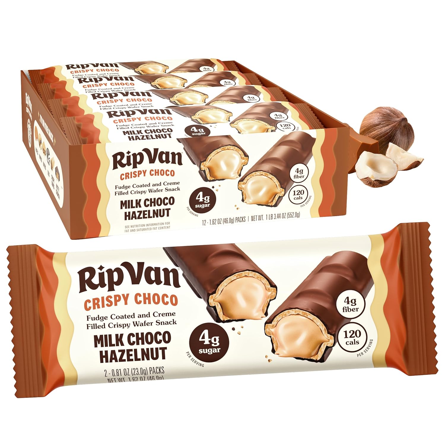 Detalle de Rip Van Wafer Bars, 12 Pack