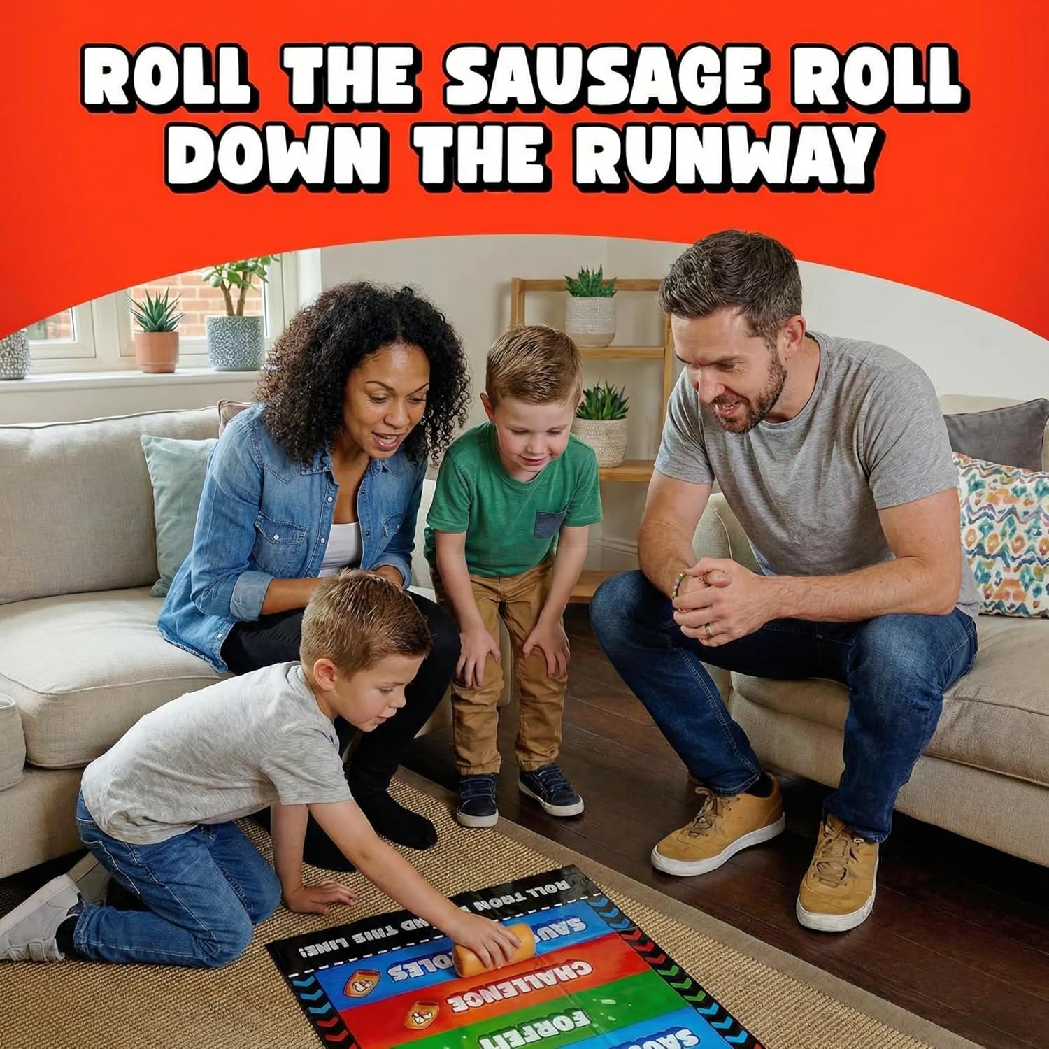 Detalle 2 de Sausage Roll Board Game family party game 🎲