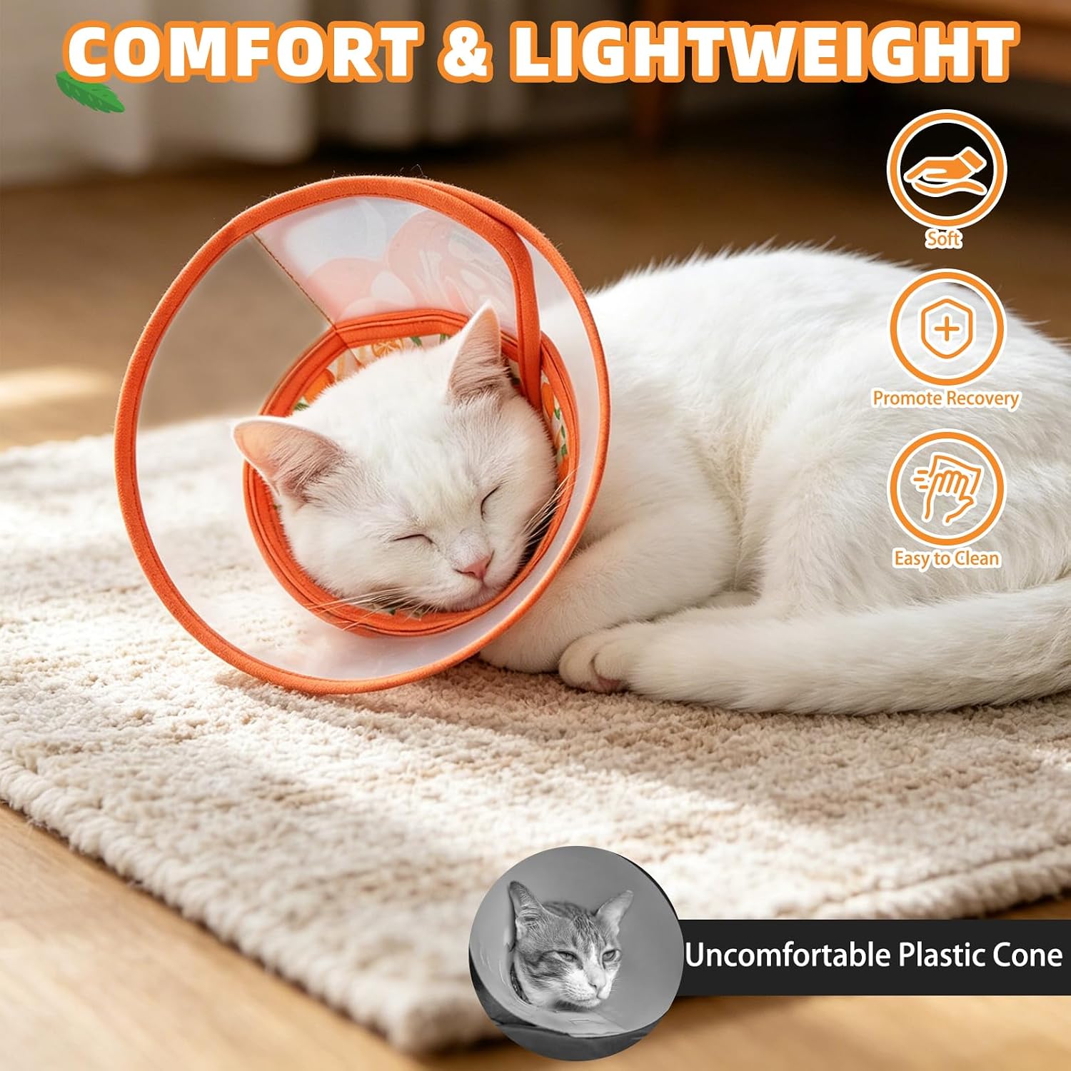 Detalle 1 de PUPTECK Cat Recovery Collar Size S