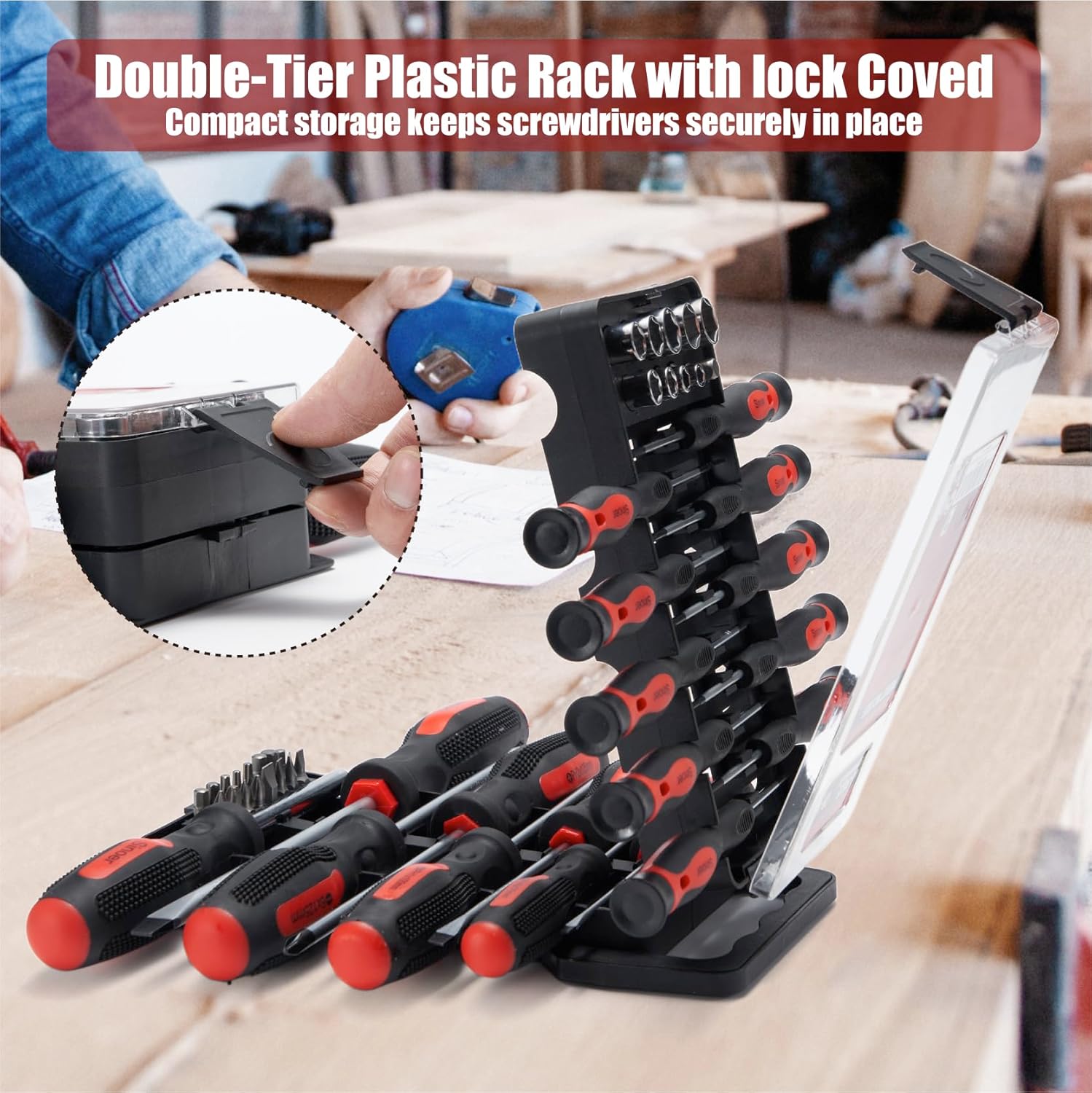 Thumbnail 1 de Juego de destornilladores magnéticos 44 piezas