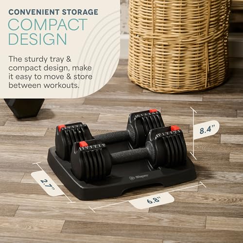 Detalle 2 de Lifepro Adjustable Dumbbells Set 55 lb 🏋