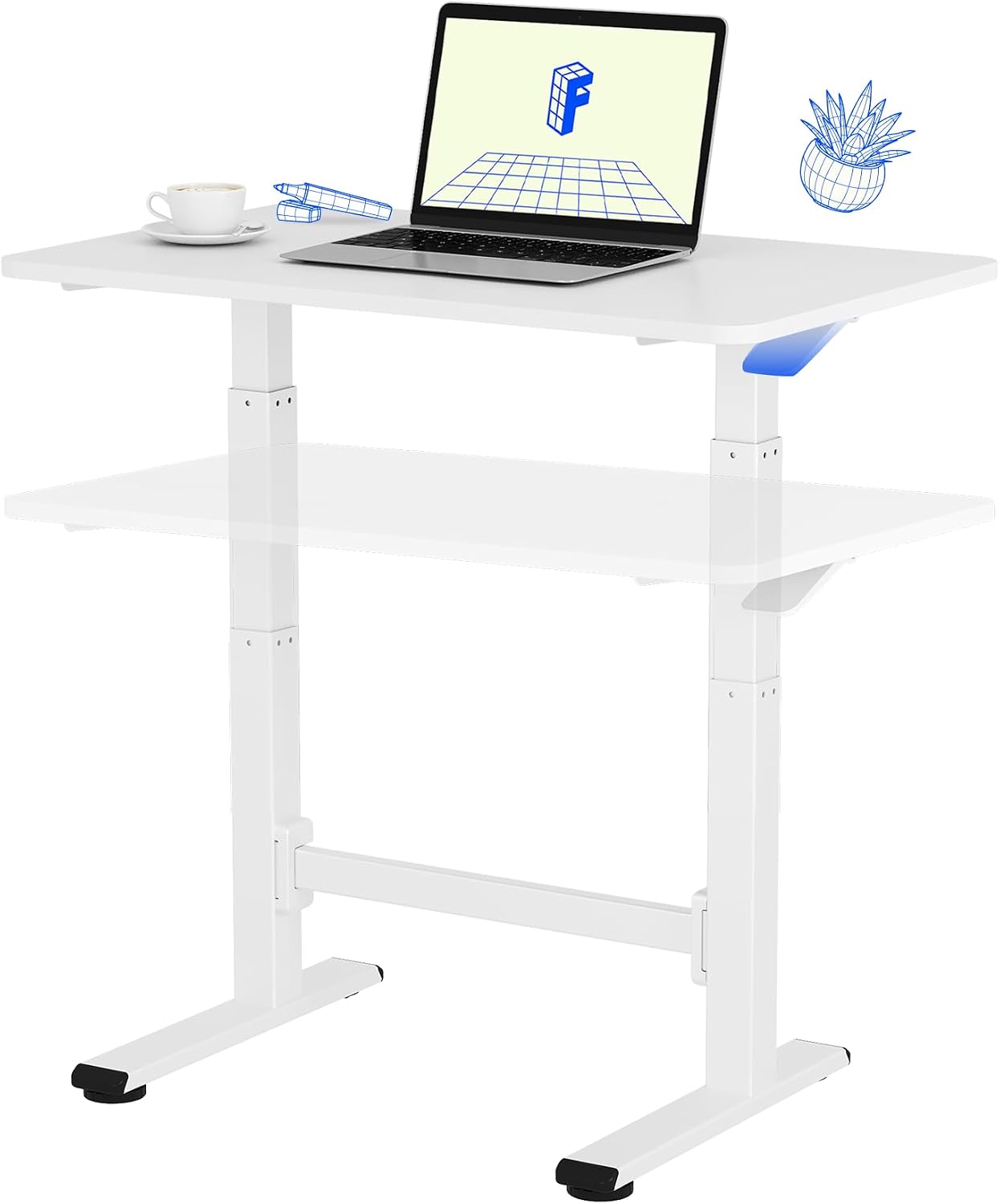 Detalle de FLEXISPOT Small Standing Desk 80×50cm