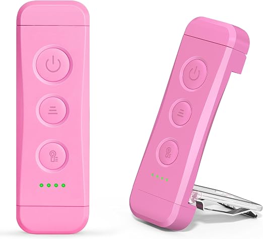 Detalle de Glocusent Luz de Lectura LED Recargable USB con Pinzas 📖