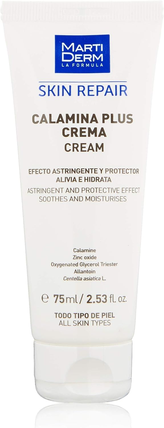 Detalle de MartiDerm Calamina Plus Crema 75ml: sollievo per pelle sensibile e irritata