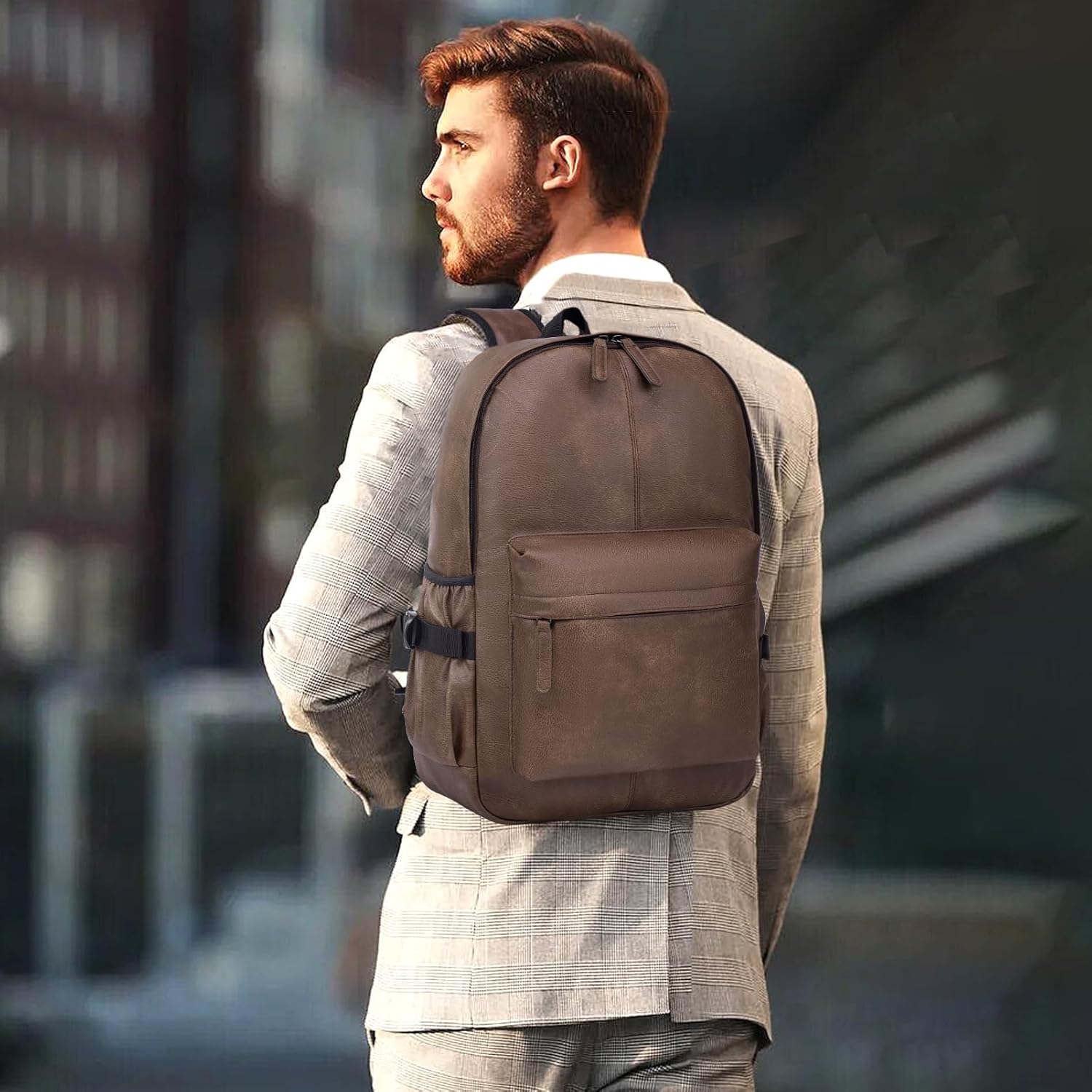 Thumbnail 1 de BAGZY Laptop Backpack for Men 15.6 Inches: 25L, Waterproof and Airline-Compliant