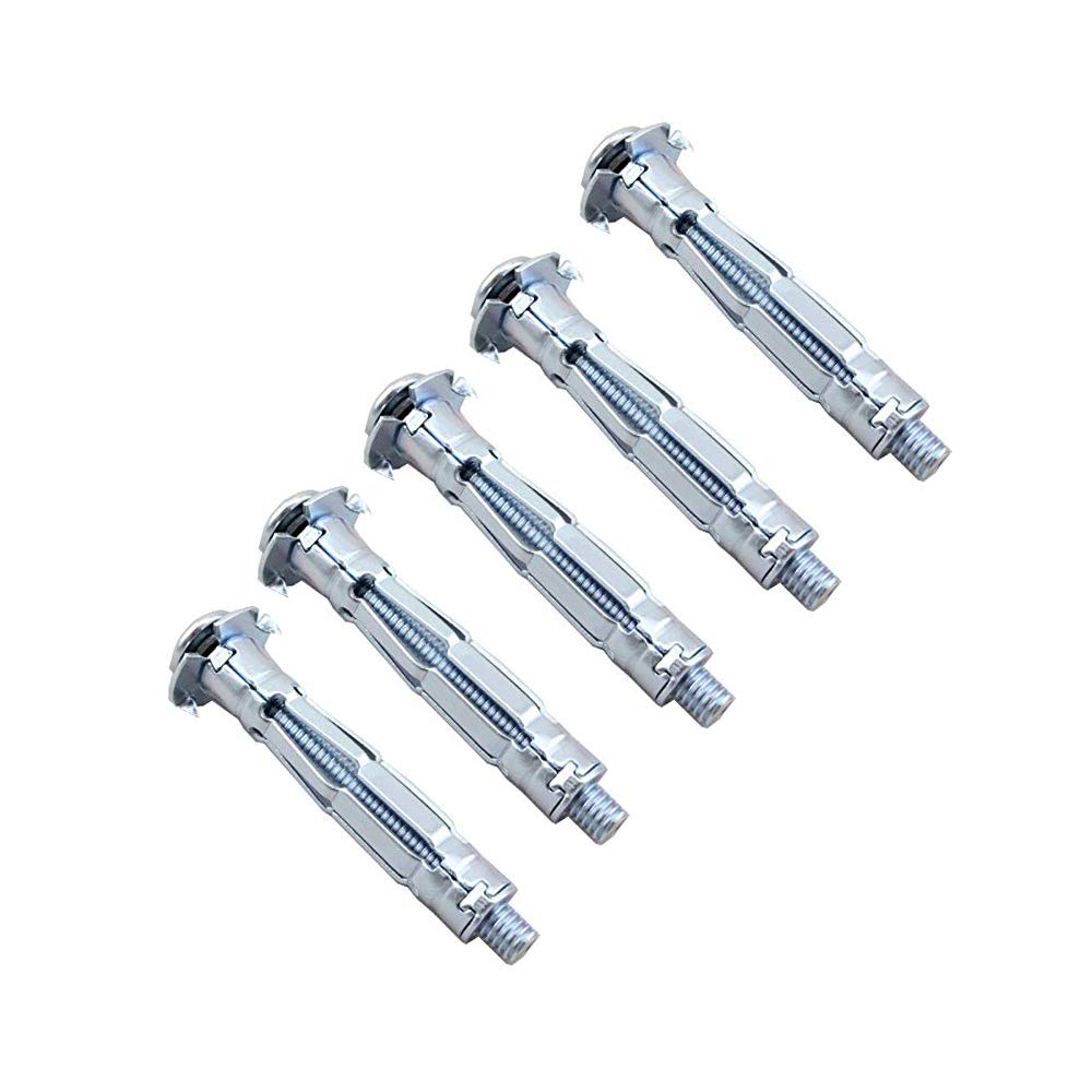 Detalle de Becho 40-Piece Metal Hollow-Wall Anchor Set, Carbon Steel, M4 to M6
