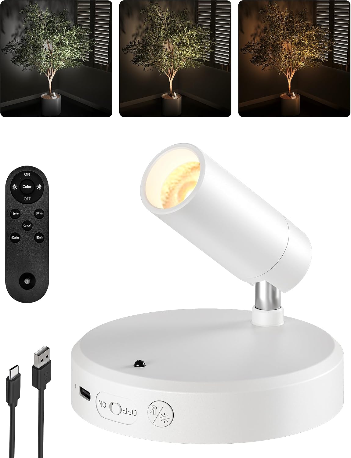 Detalle de EZVALO Kabellose Spotlight 5500mAh